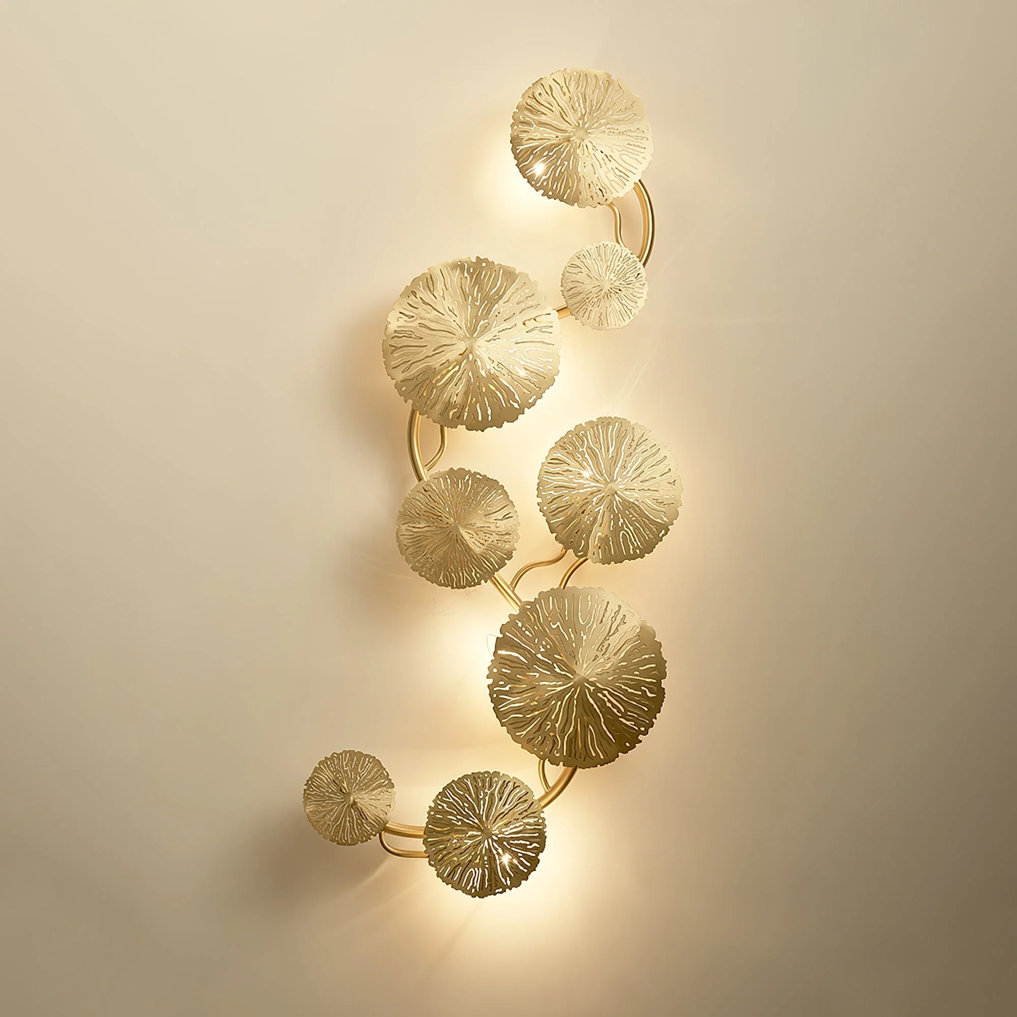 Lustra Wall Lamp Lotus Leaf Brass - Image 71