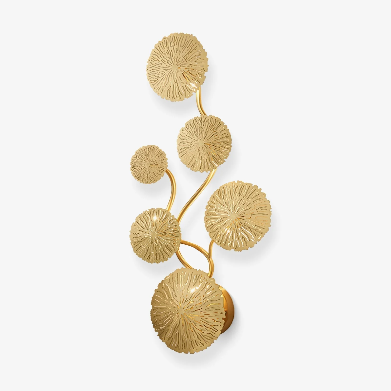 Lustra Wall Lamp Lotus Leaf Brass - Image 78