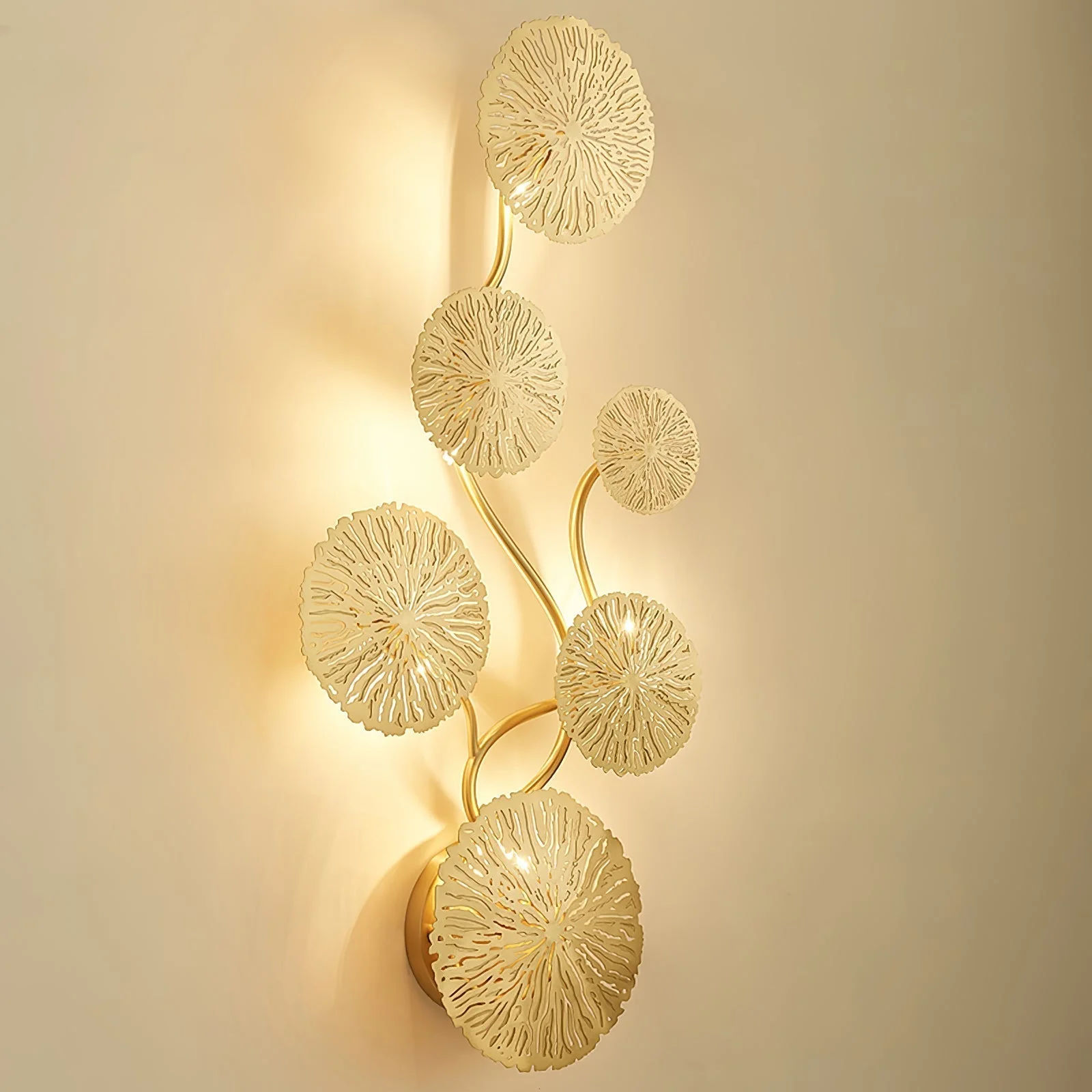 Lustra Wall Lamp Lotus Leaf Brass - Image 79