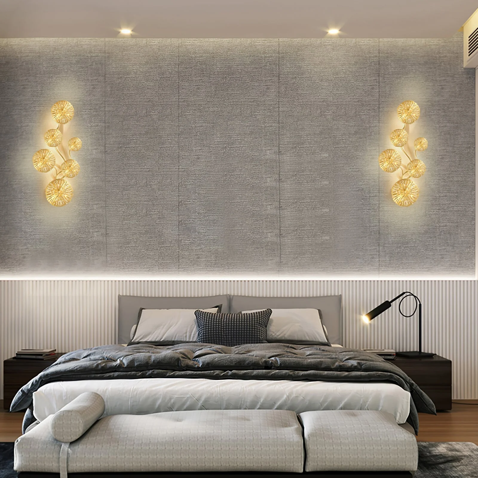 Lustra Wall Lamp Lotus Leaf Brass - Image 81
