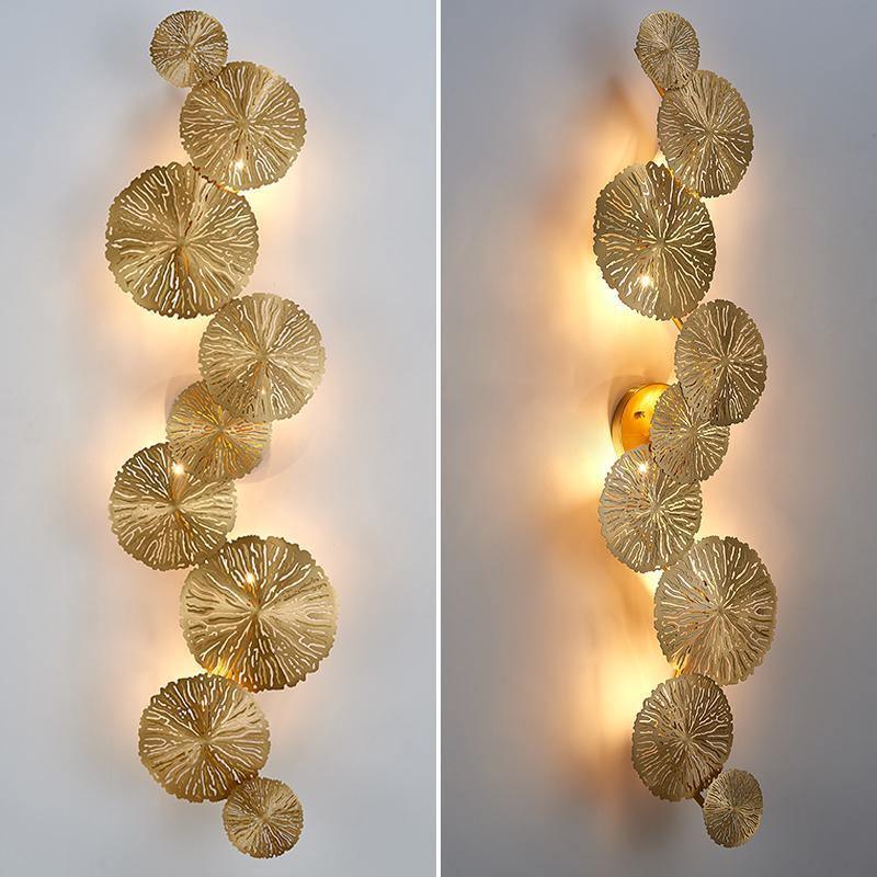 Lustra Wall Lamp Lotus Leaf Brass - Image 88