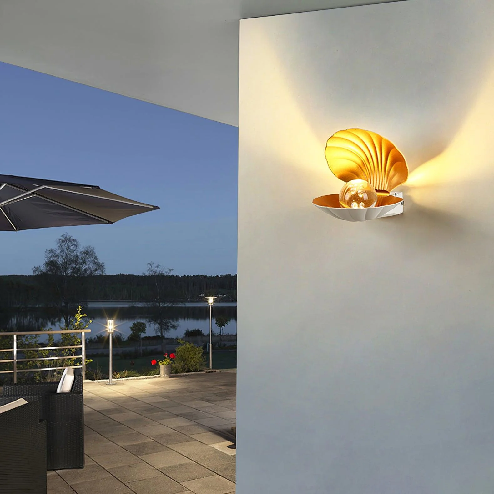 Lustra Wall Lamp Pearl Clam - Image 22