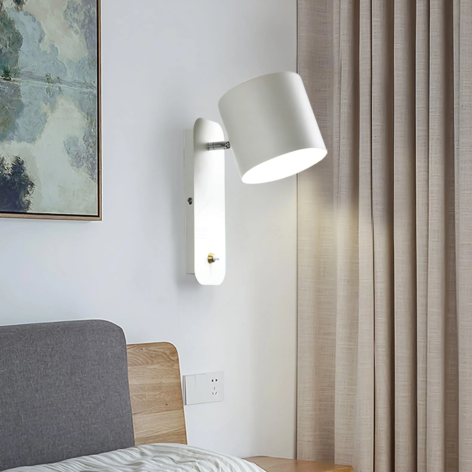 Lustra Wall Lamp Rotatable Cylinder - Image 34
