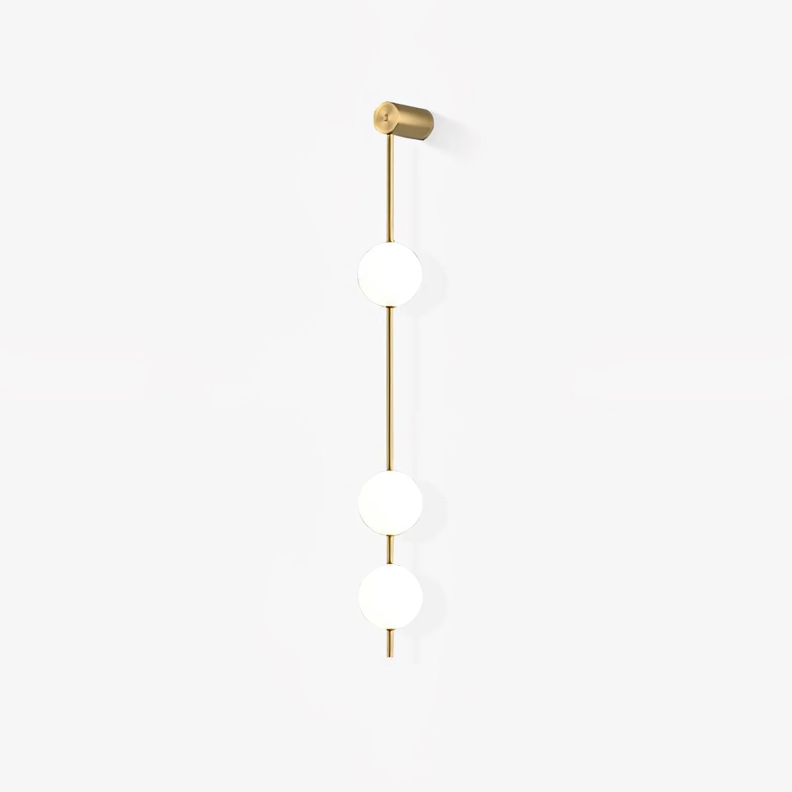 Lustra Wall Lamp Vertical Balls Brass