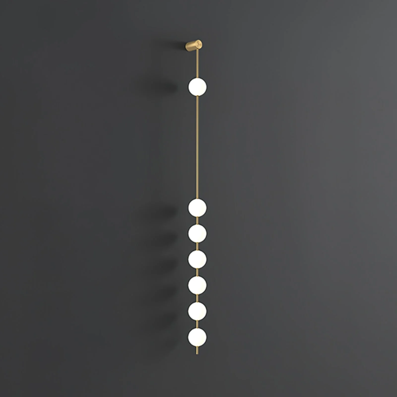 Lustra Wall Lamp Vertical Balls Brass - Image 10