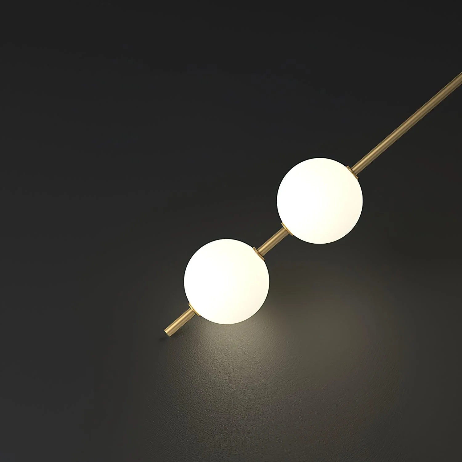 Lustra Wall Lamp Vertical Balls Brass - Image 12