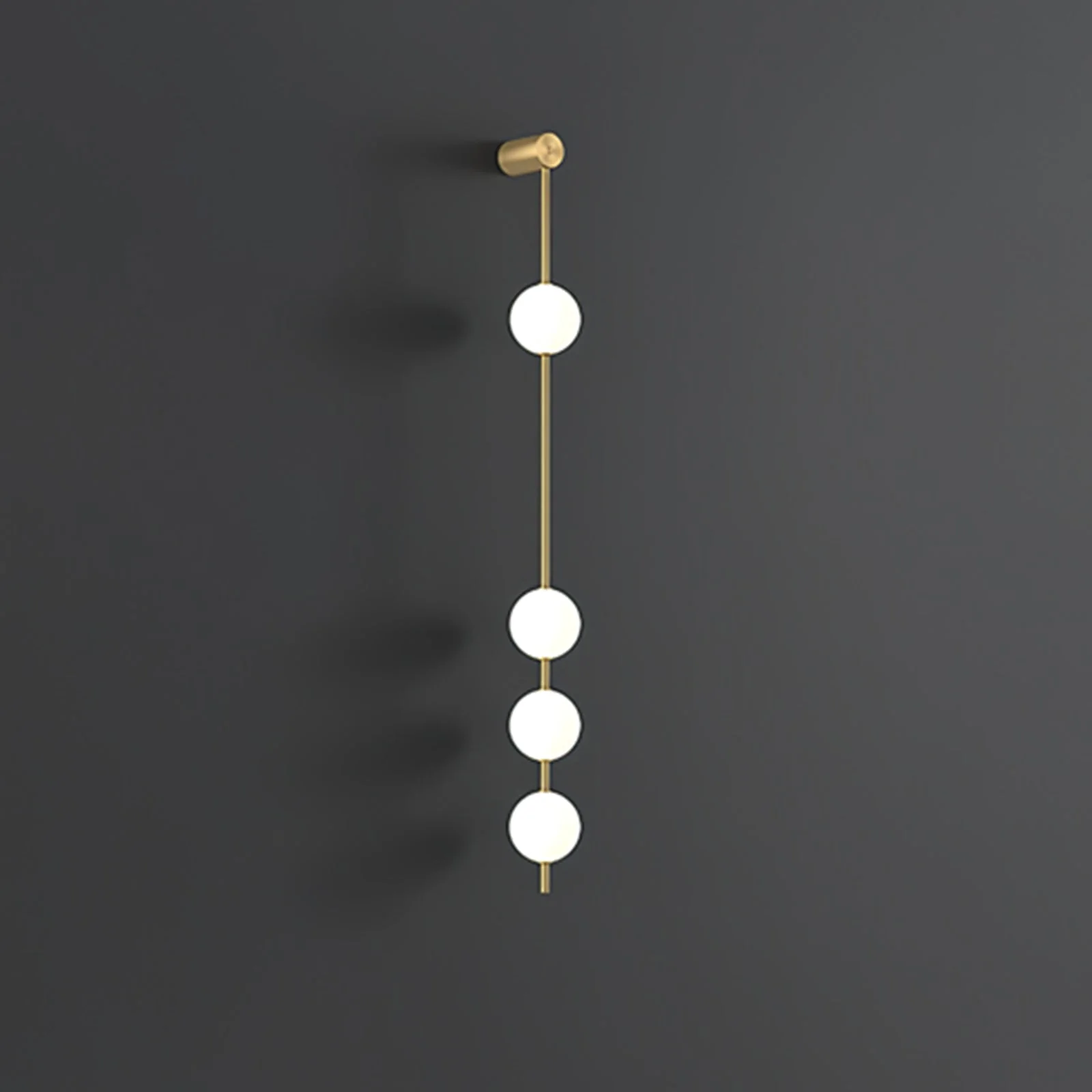 Lustra Wall Lamp Vertical Balls Brass - Image 14