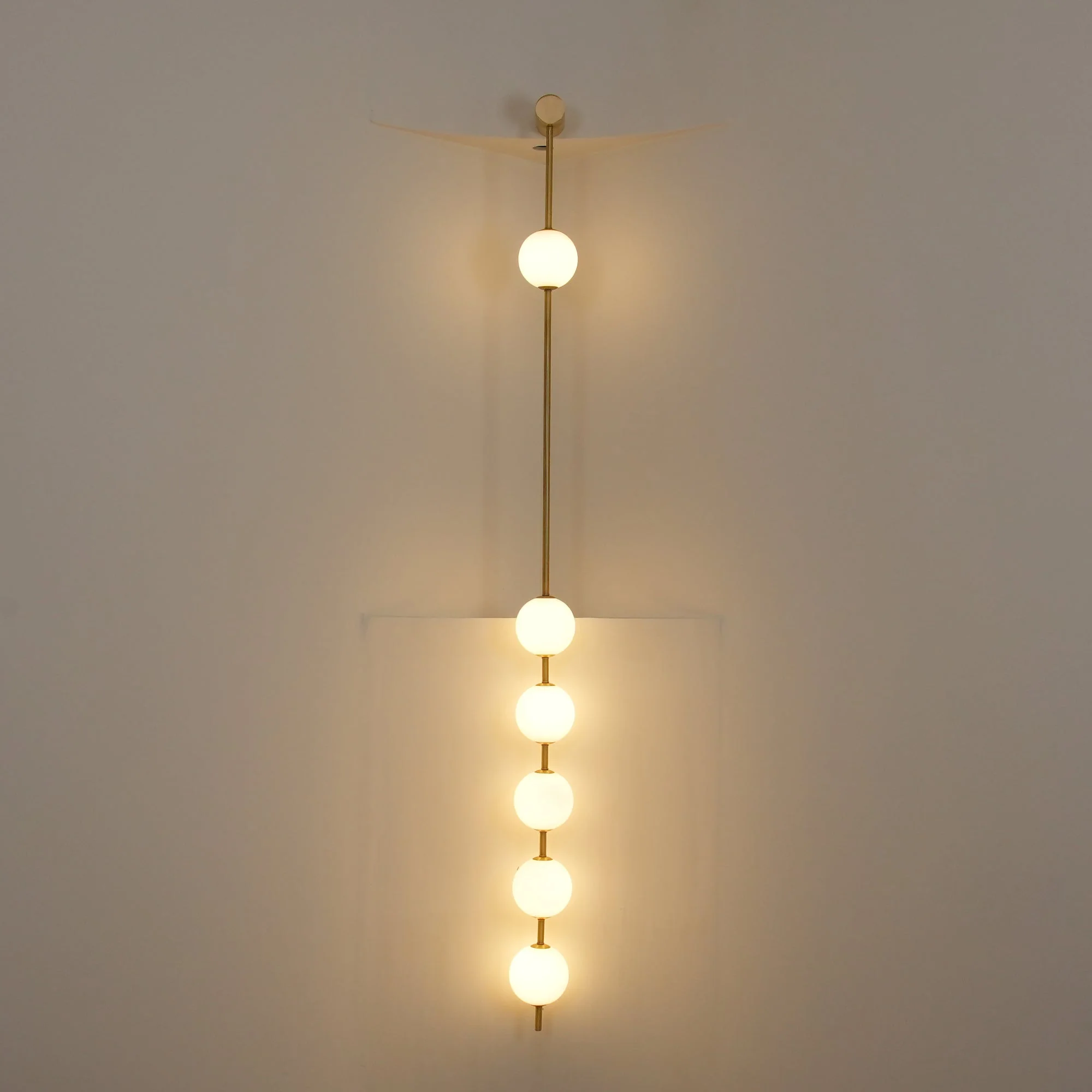 Lustra Wall Lamp Vertical Balls Brass - Image 20