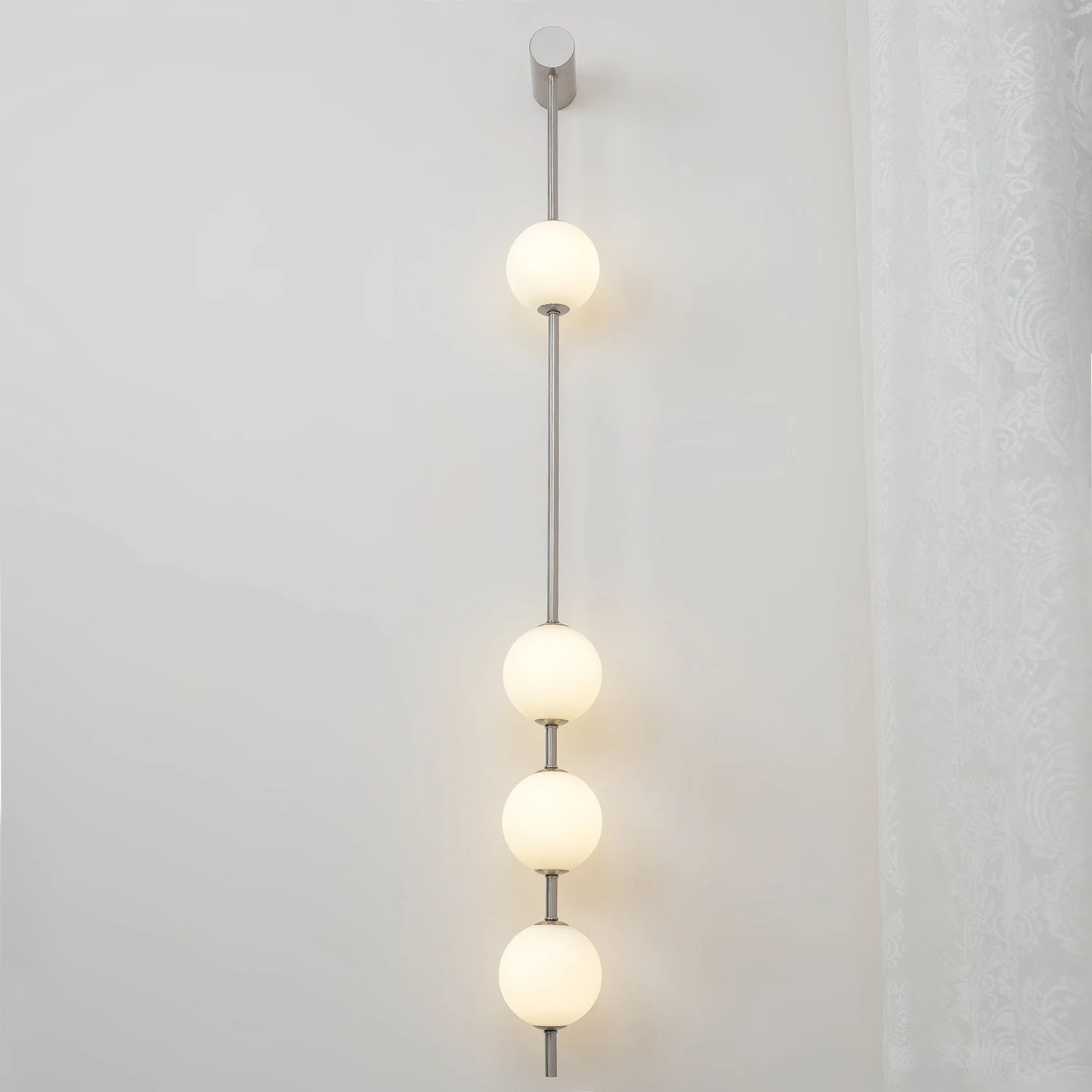 Lustra Wall Lamp Vertical Balls Brass - Image 33