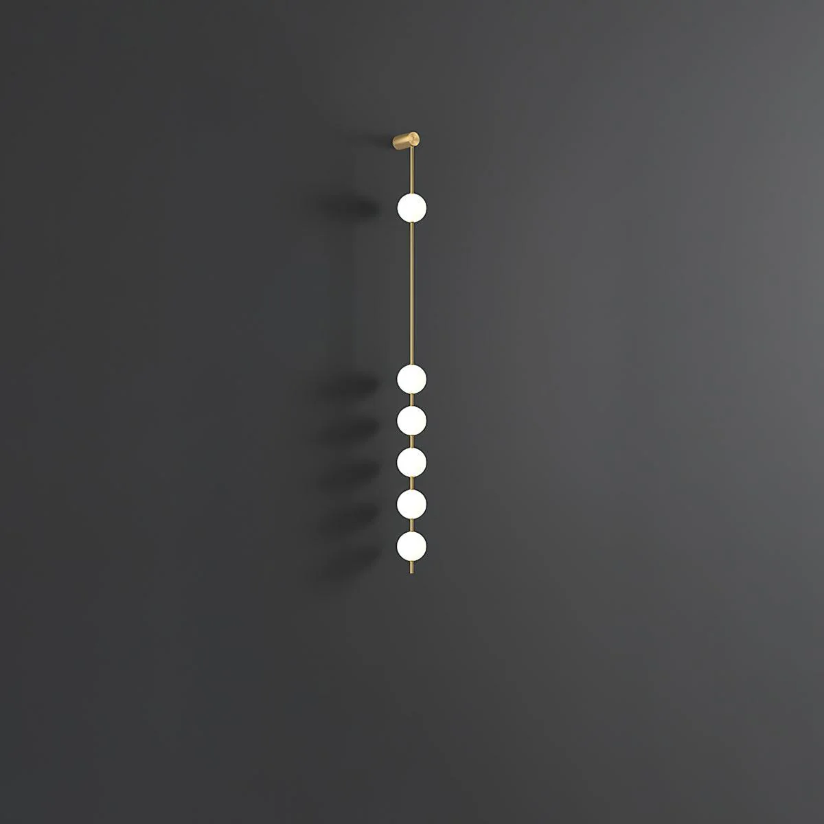 Lustra Wall Lamp Vertical Balls Brass - Image 34
