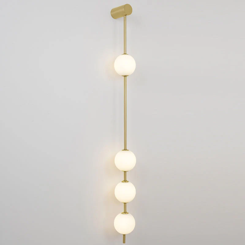 Lustra Wall Lamp Vertical Balls Brass - Image 53