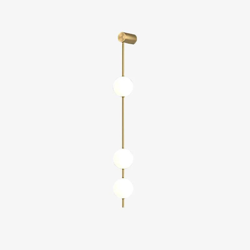 Lustra Wall Lamp Vertical Balls Brass - Image 7
