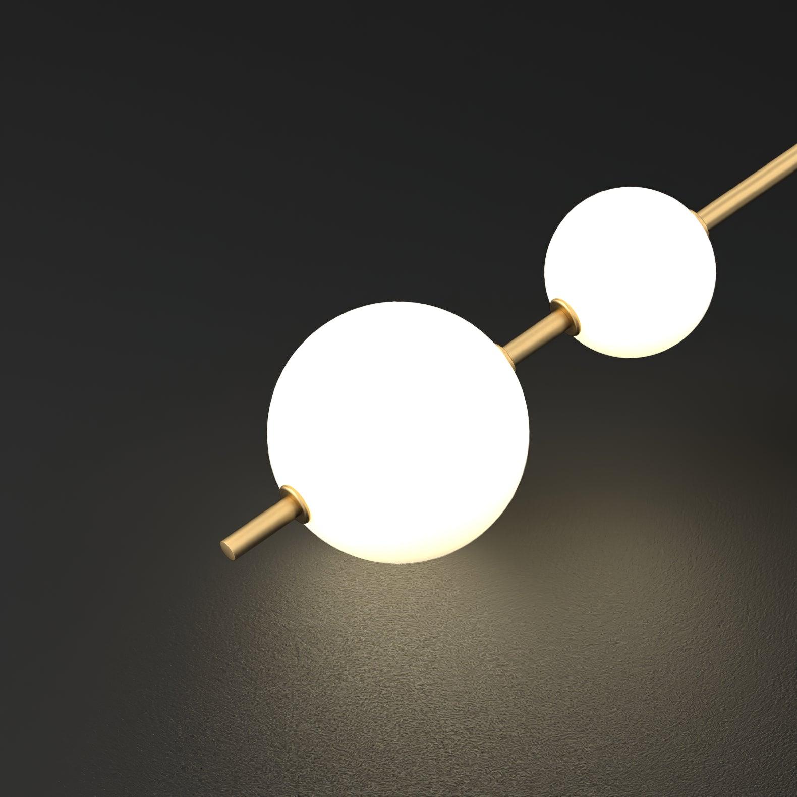 Lustra Wall Lamp Vertical Globe Minimalist - Image 2