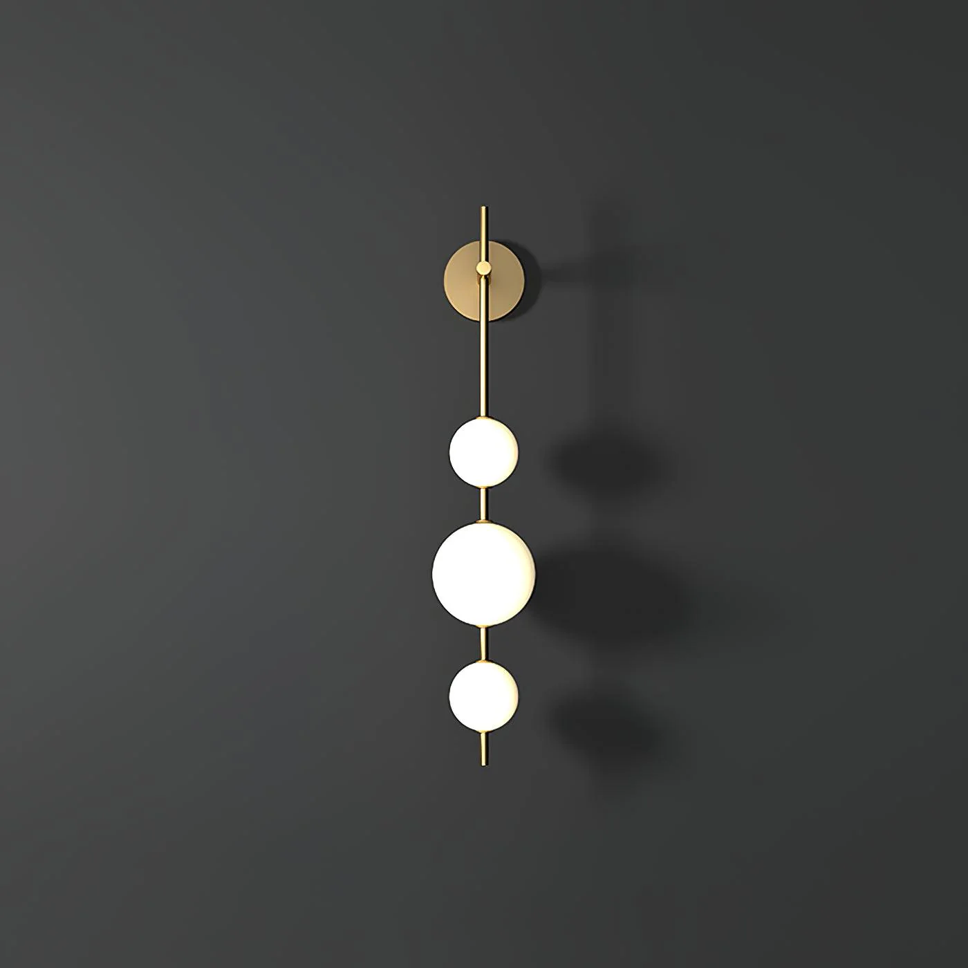 Lustra Wall Lamp Vertical Globe Minimalist - Image 25