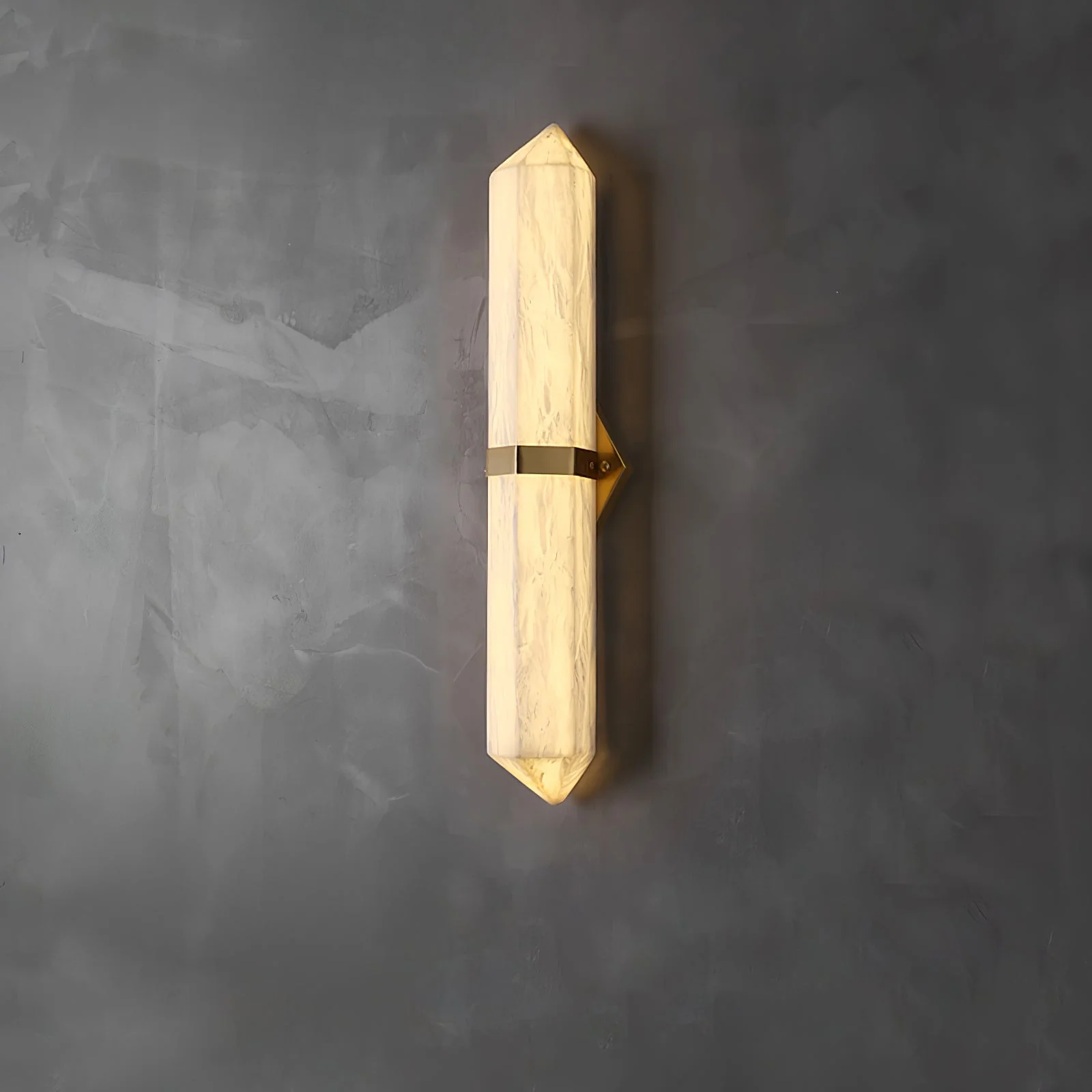 Lustra Wall Light Alabaster Brass for Bedroom - Image 14