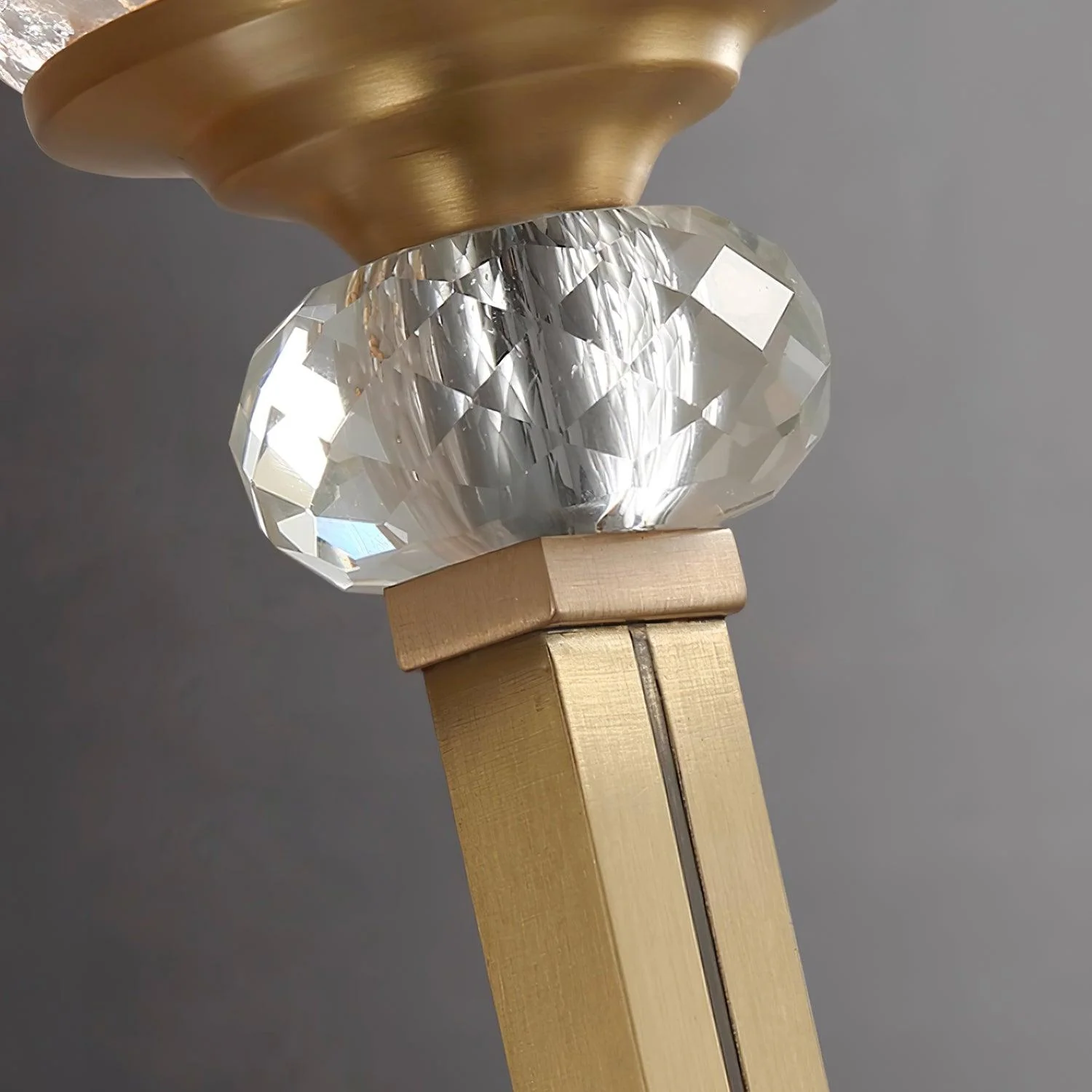 Lustra Wall Light Brass Crystal Elegant - Image 5