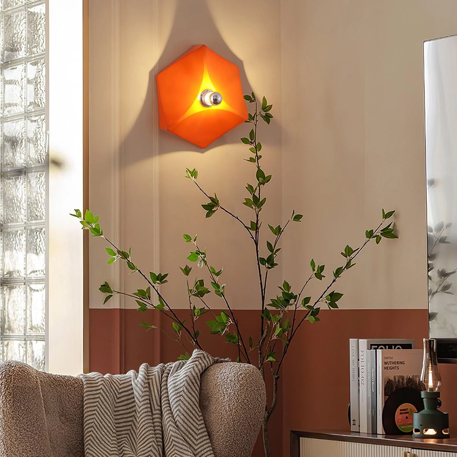 Lustra Wall Light Fabric Geometric - Image 4