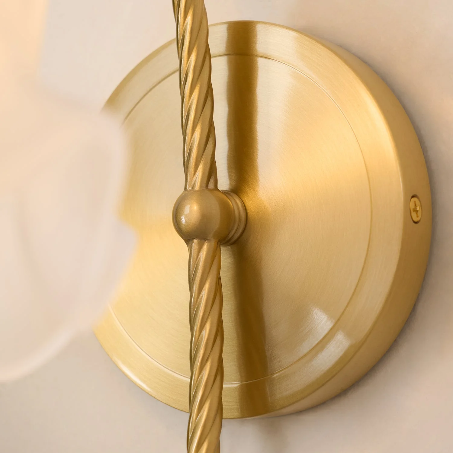 Lustra Wall Sconce Brass Gooseneck Glass - Image 13