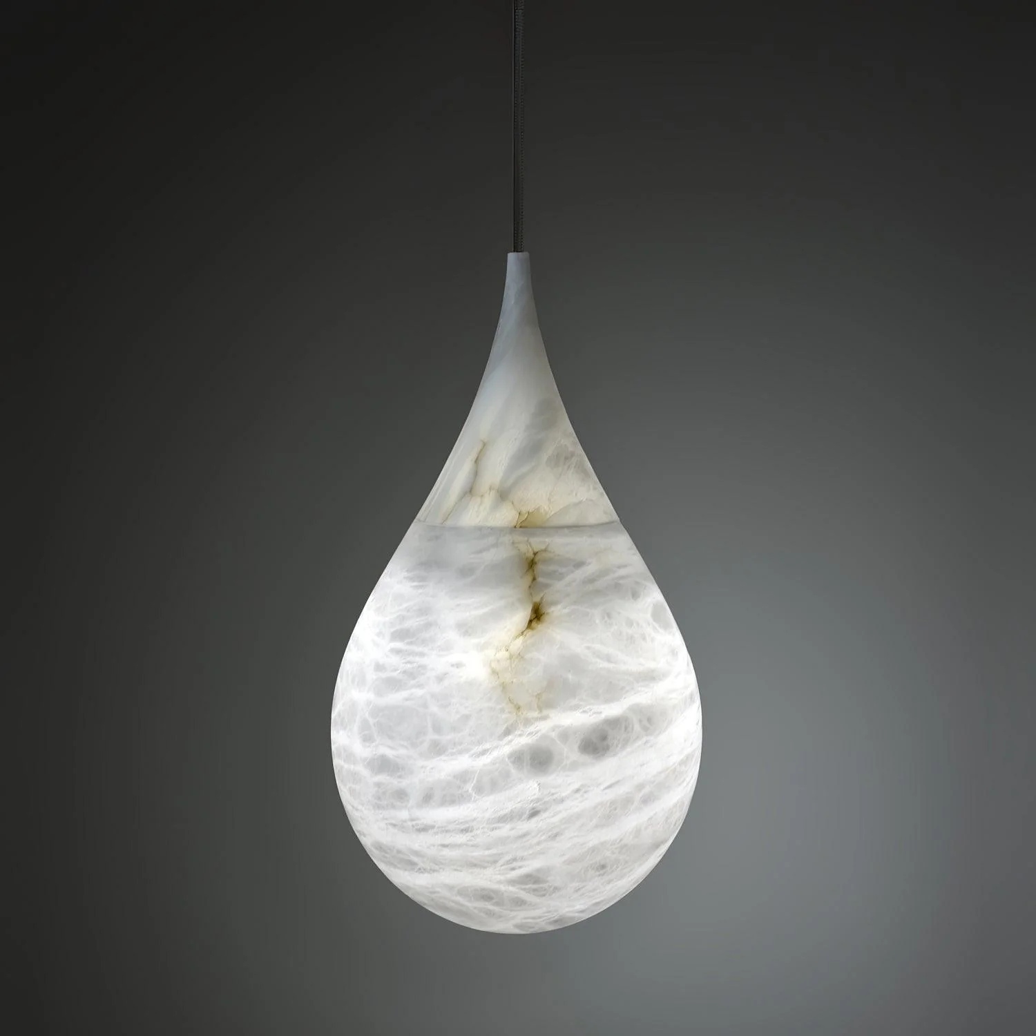 LustraLux Marble Raindrop Pendant Light - Image 10