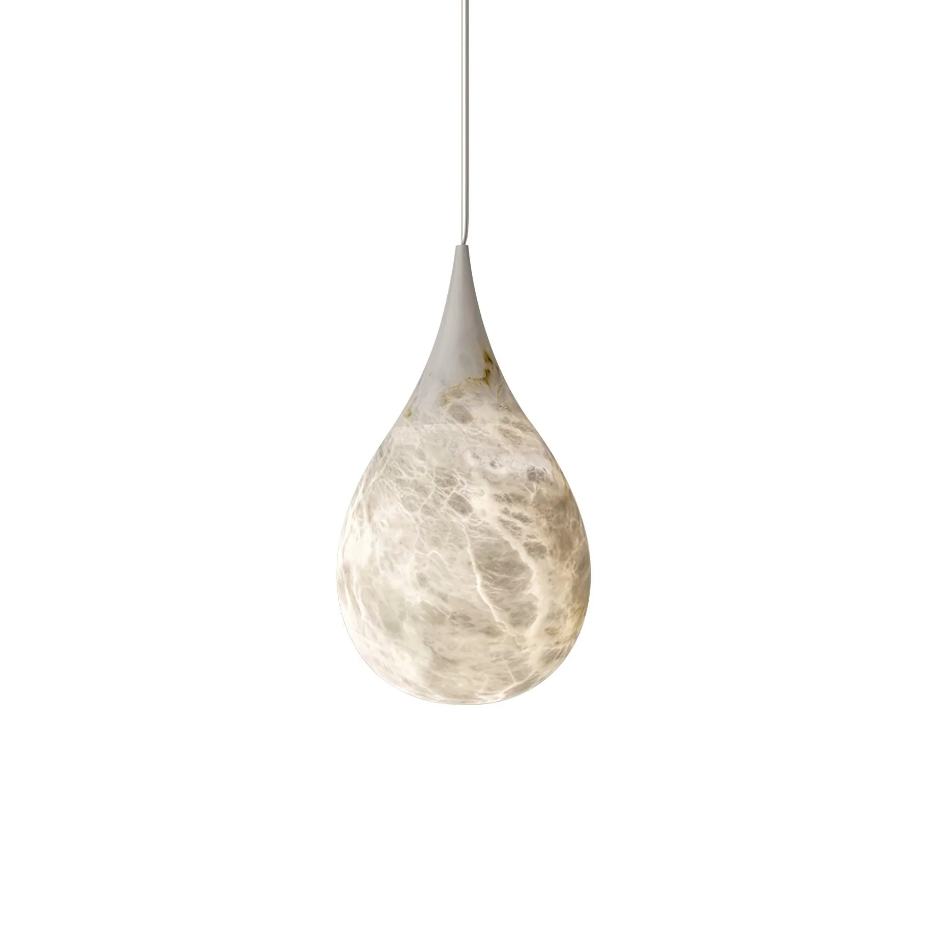 LustraLux Marble Raindrop Pendant Light - Image 13