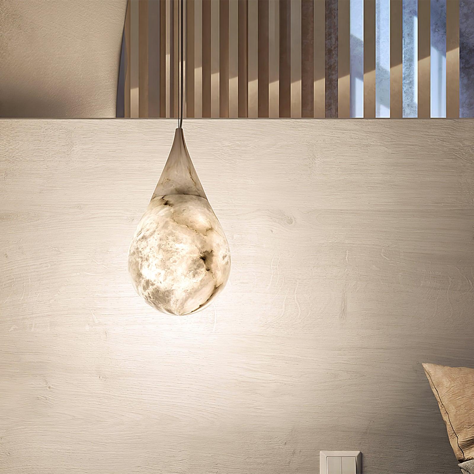 LustraLux Marble Raindrop Pendant Light - Image 16