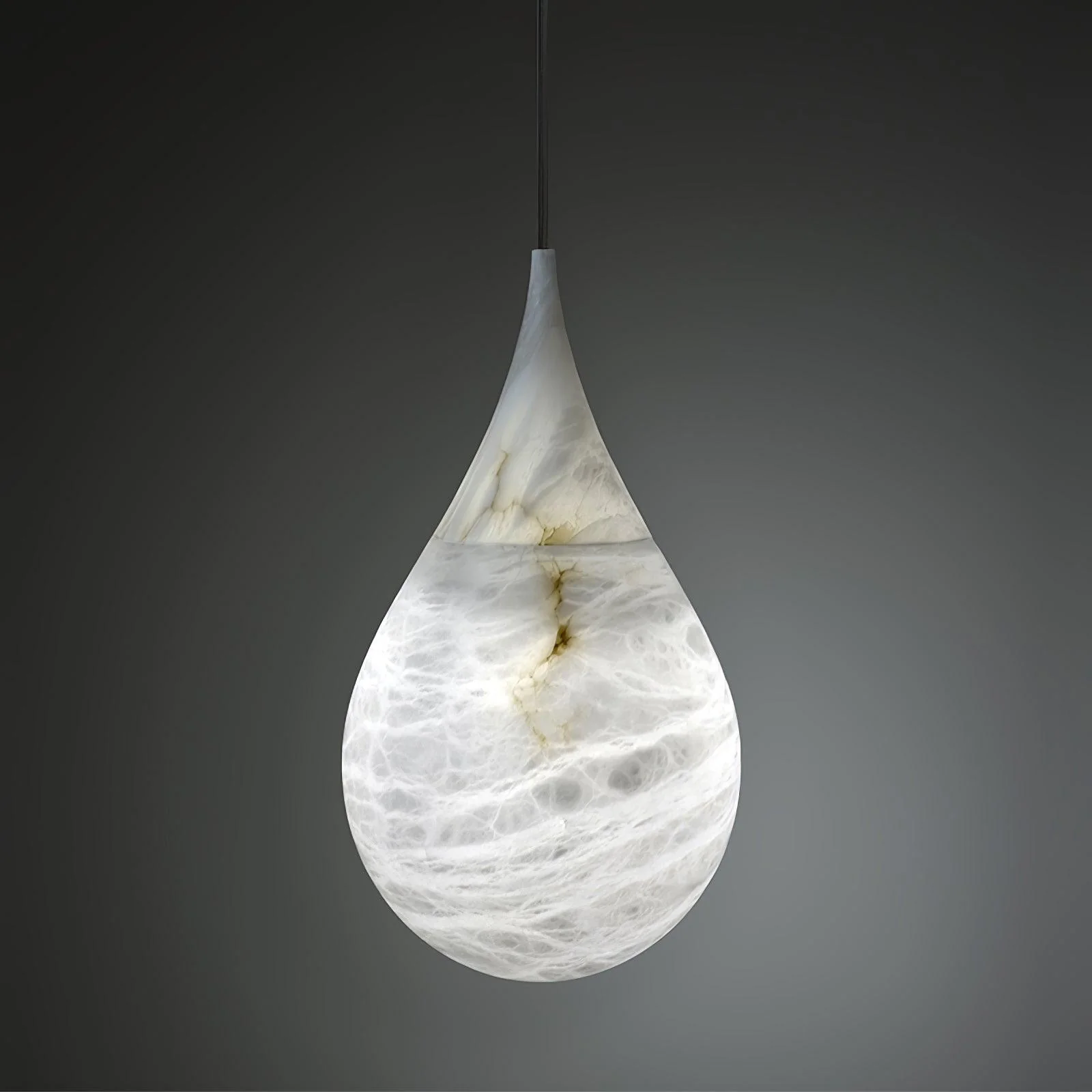 LustraLux Marble Raindrop Pendant Light - Image 23