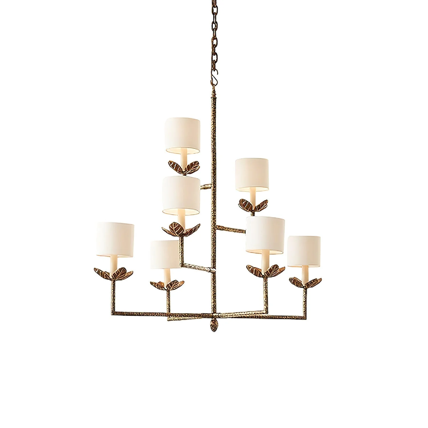 Lustre Contemporary Brass Chandelier