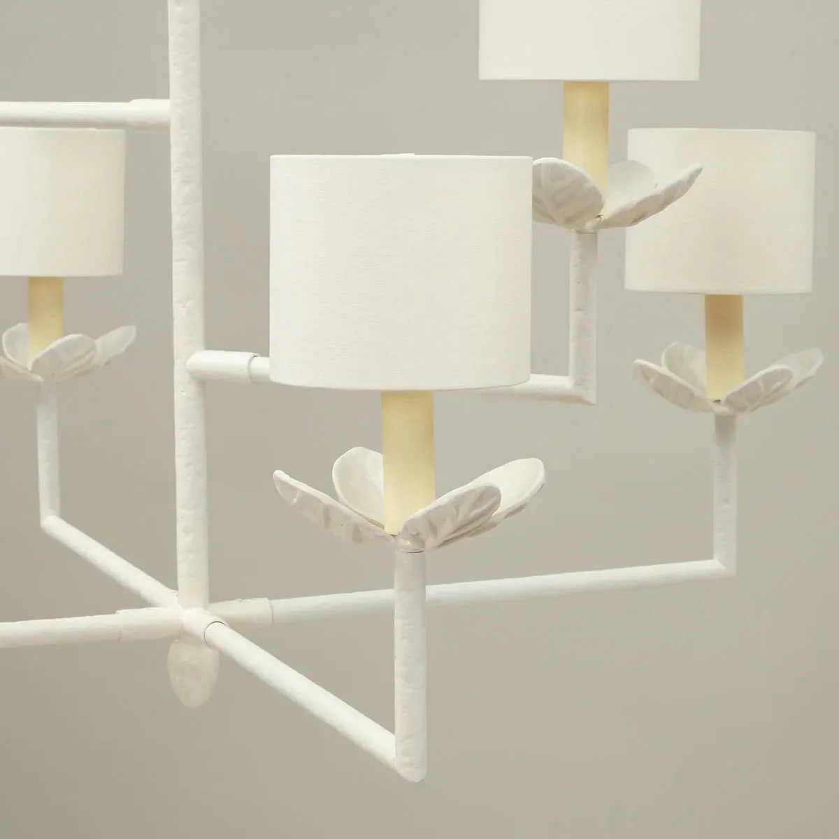 Lustre Contemporary Brass Chandelier - Image 10