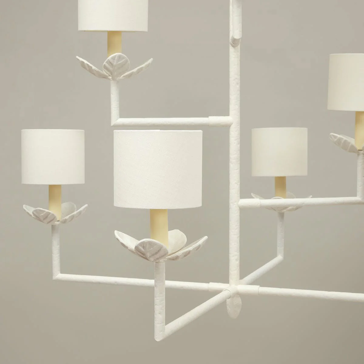 Lustre Contemporary Brass Chandelier - Image 11