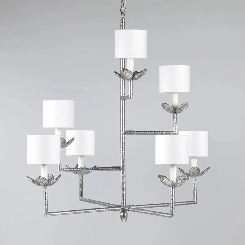 Lustre Contemporary Brass Chandelier - Image 18