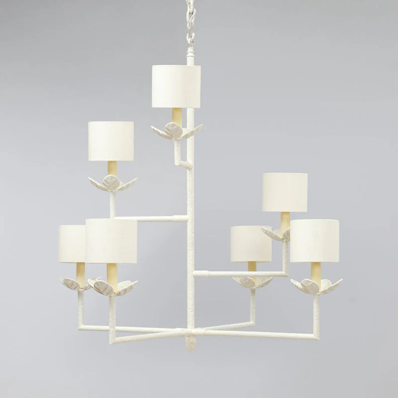 Lustre Contemporary Brass Chandelier - Image 19