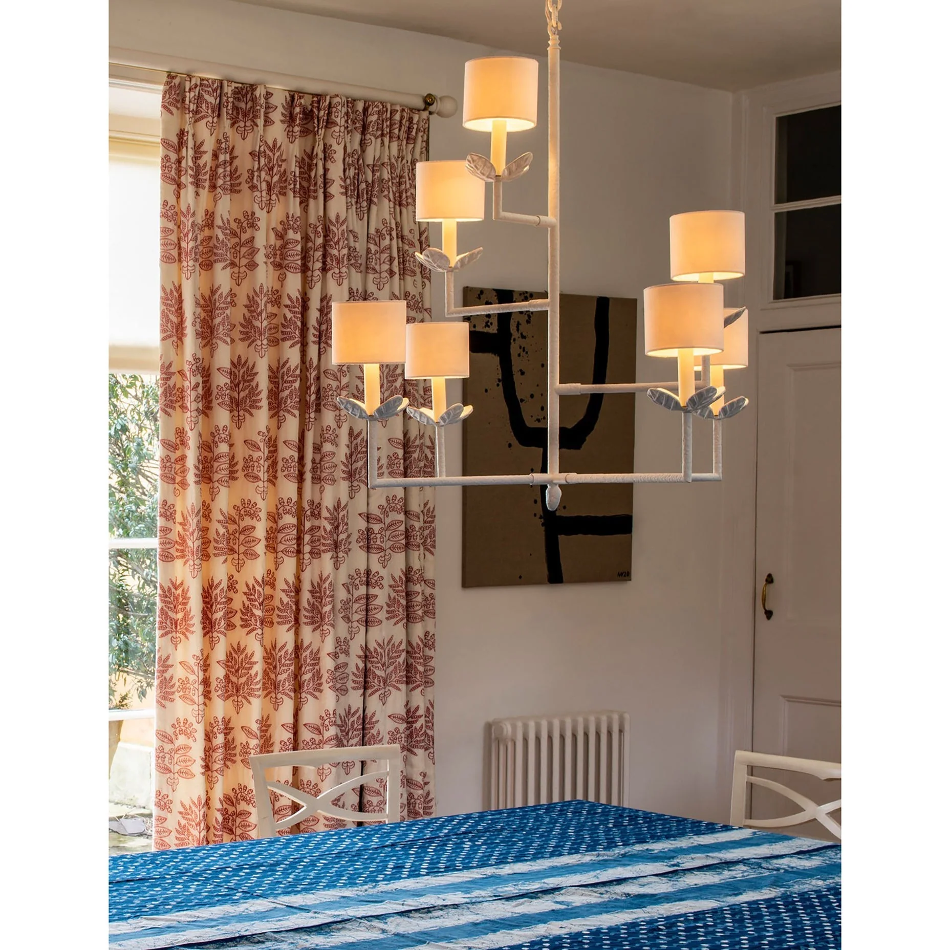Lustre Contemporary Brass Chandelier - Image 7