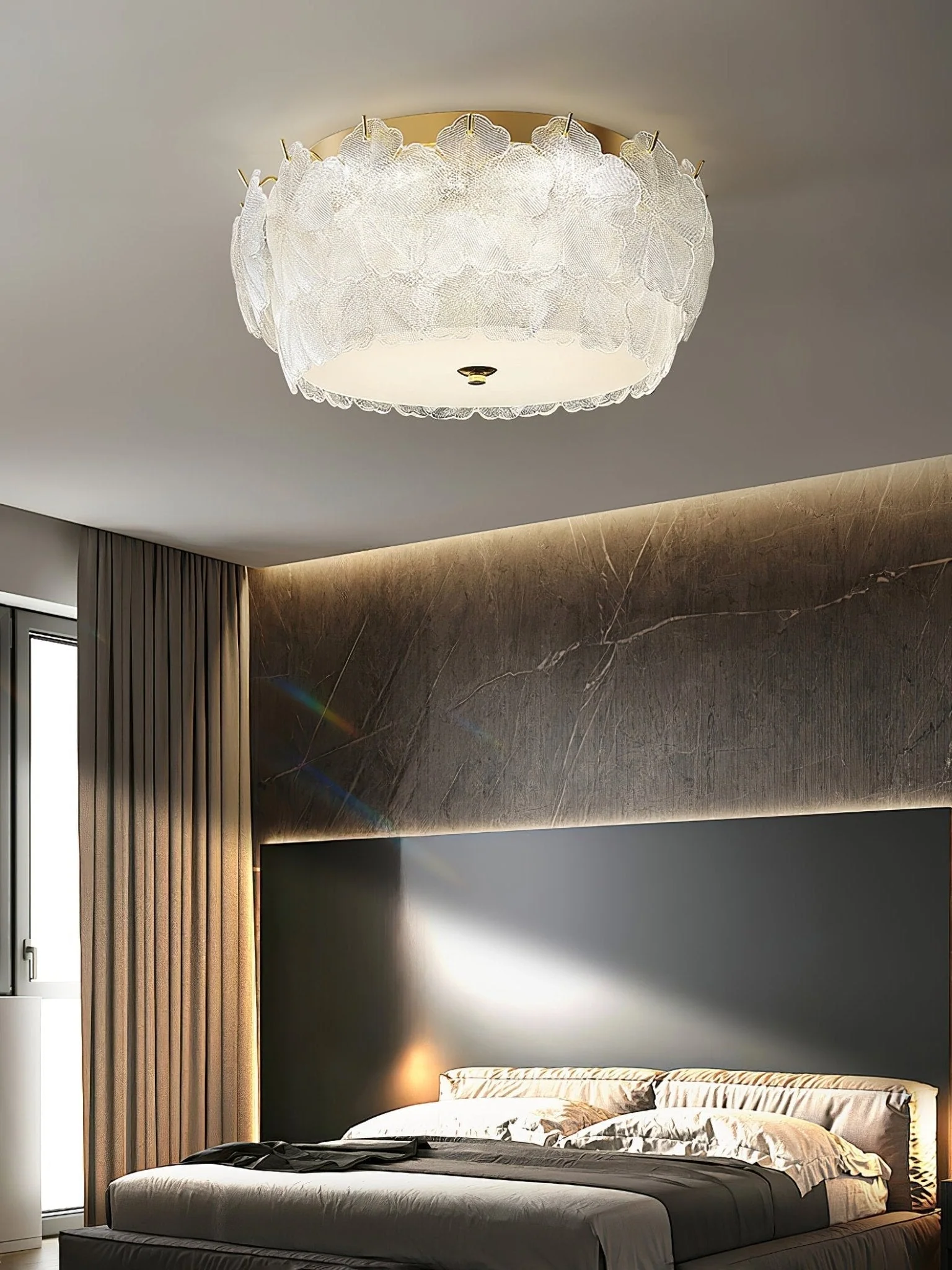 Lydoraris Blossom Cluster Glass Ceiling Light - Image 17