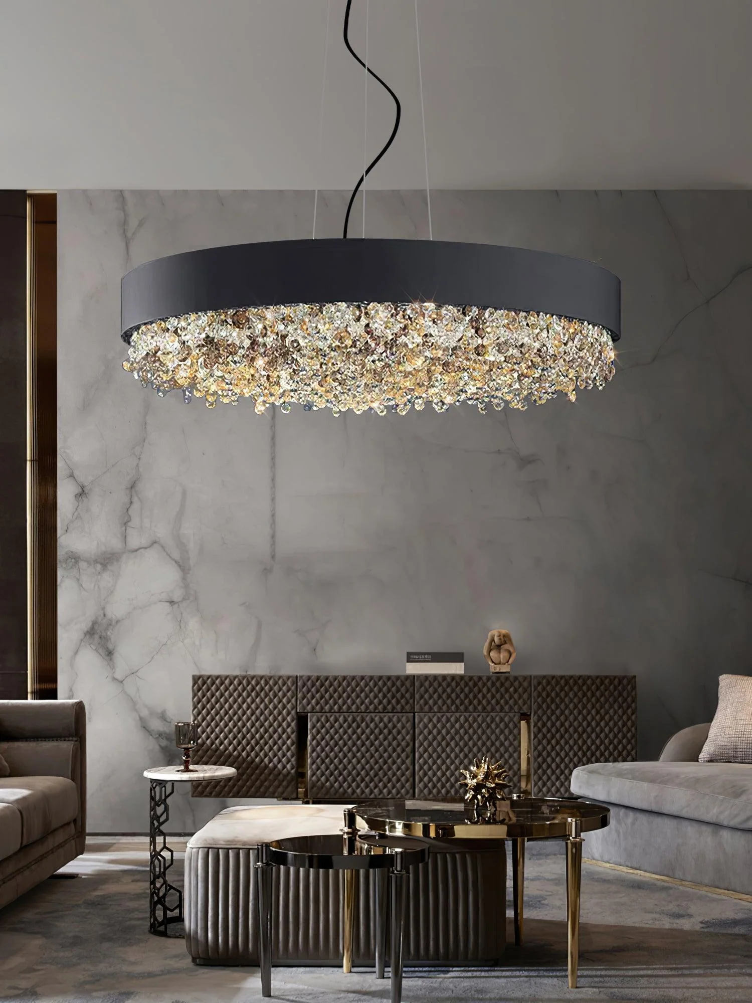 Lymara Modern Luxury Crystal Pendant Light - Image 11