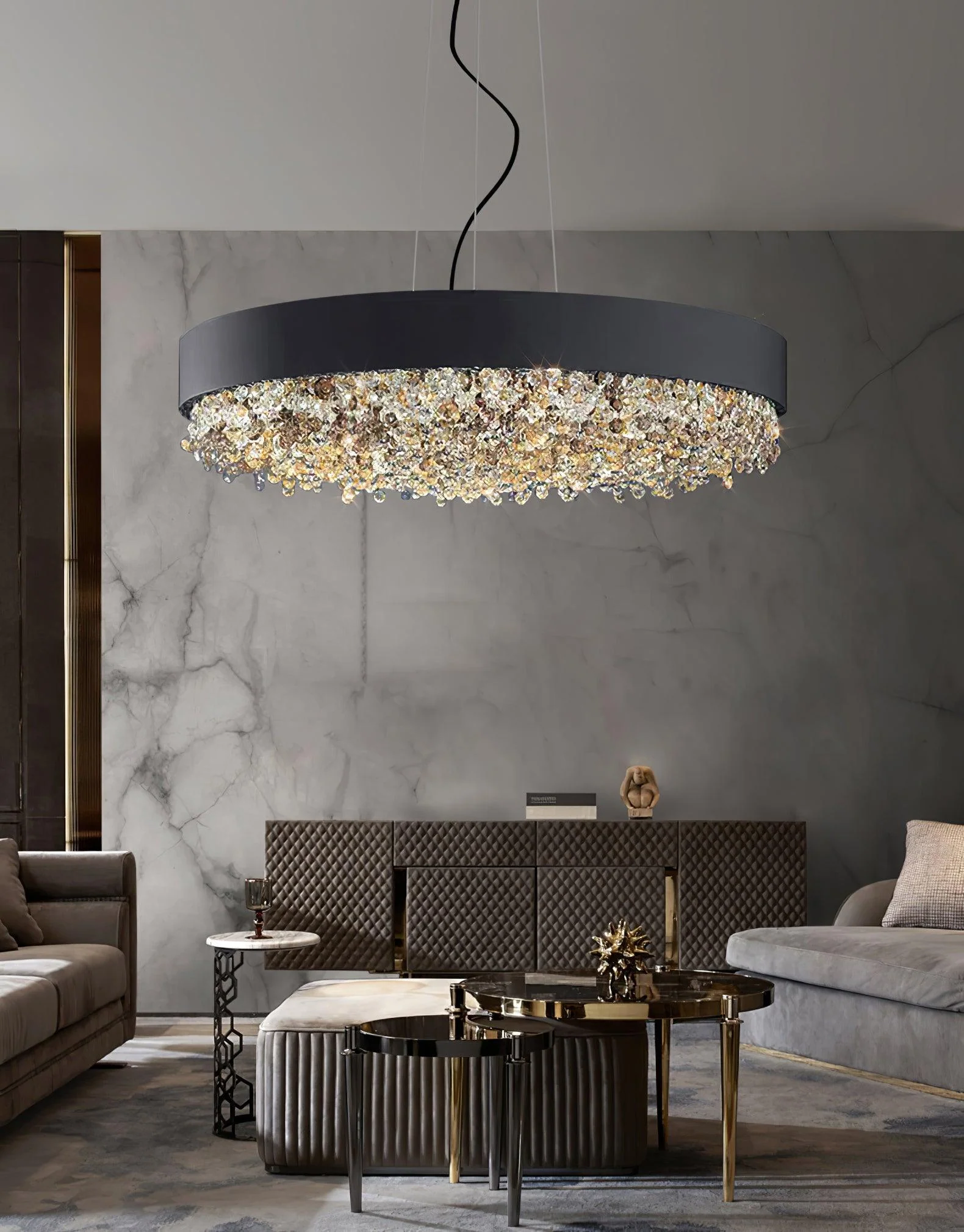 Lymara Modern Luxury Crystal Pendant Light - Image 13