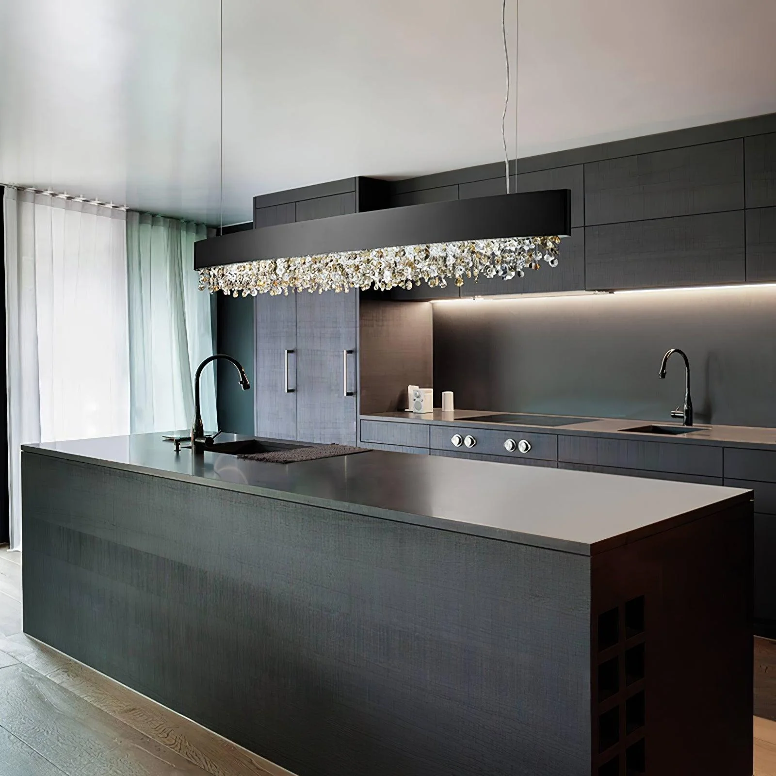 Lymara Modern Luxury Crystal Pendant Light - Image 4