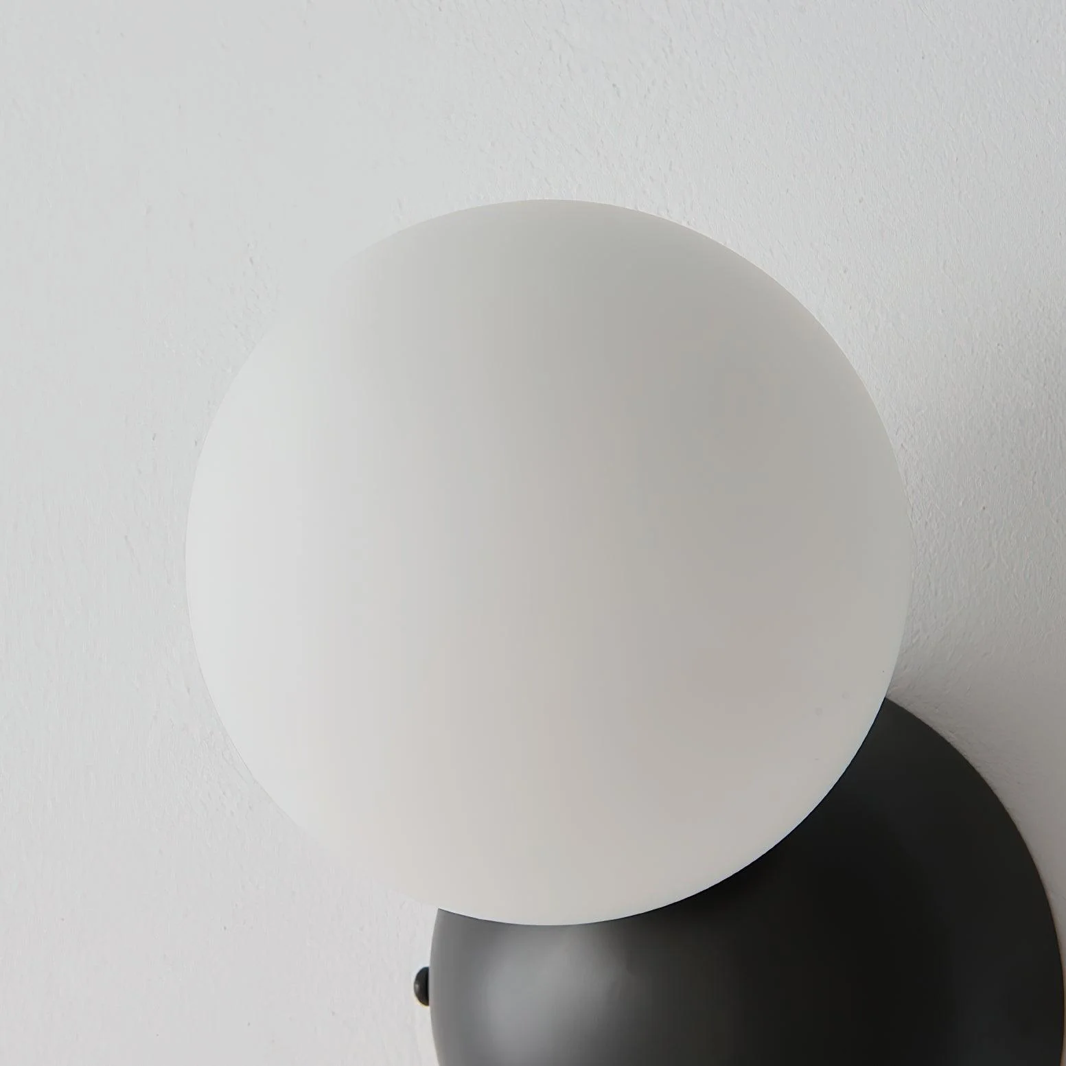 Lysola Sphere Glass Brass Wall Light - Image 3