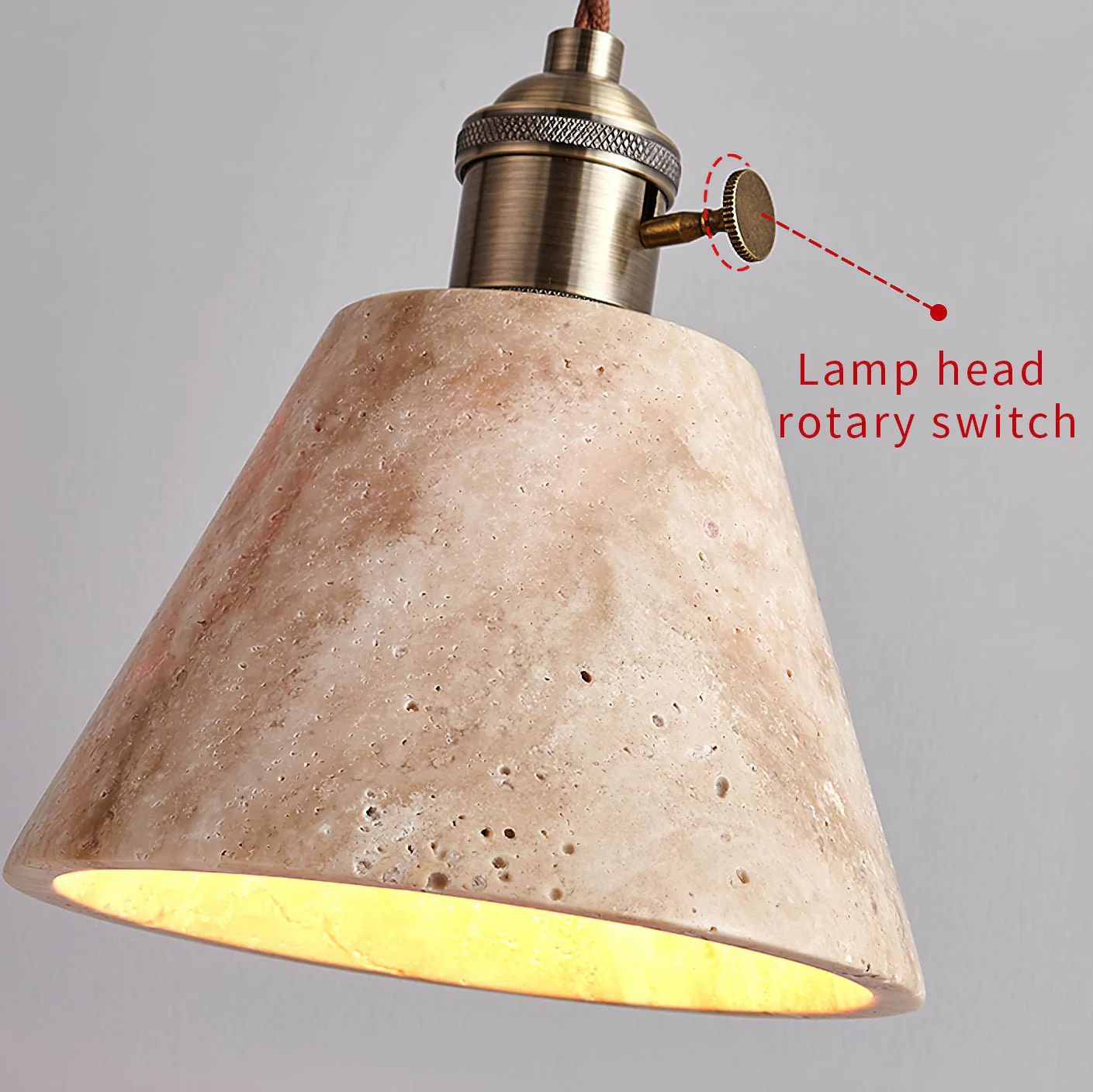 Lysorel Travertine Pendant Light - Image 22