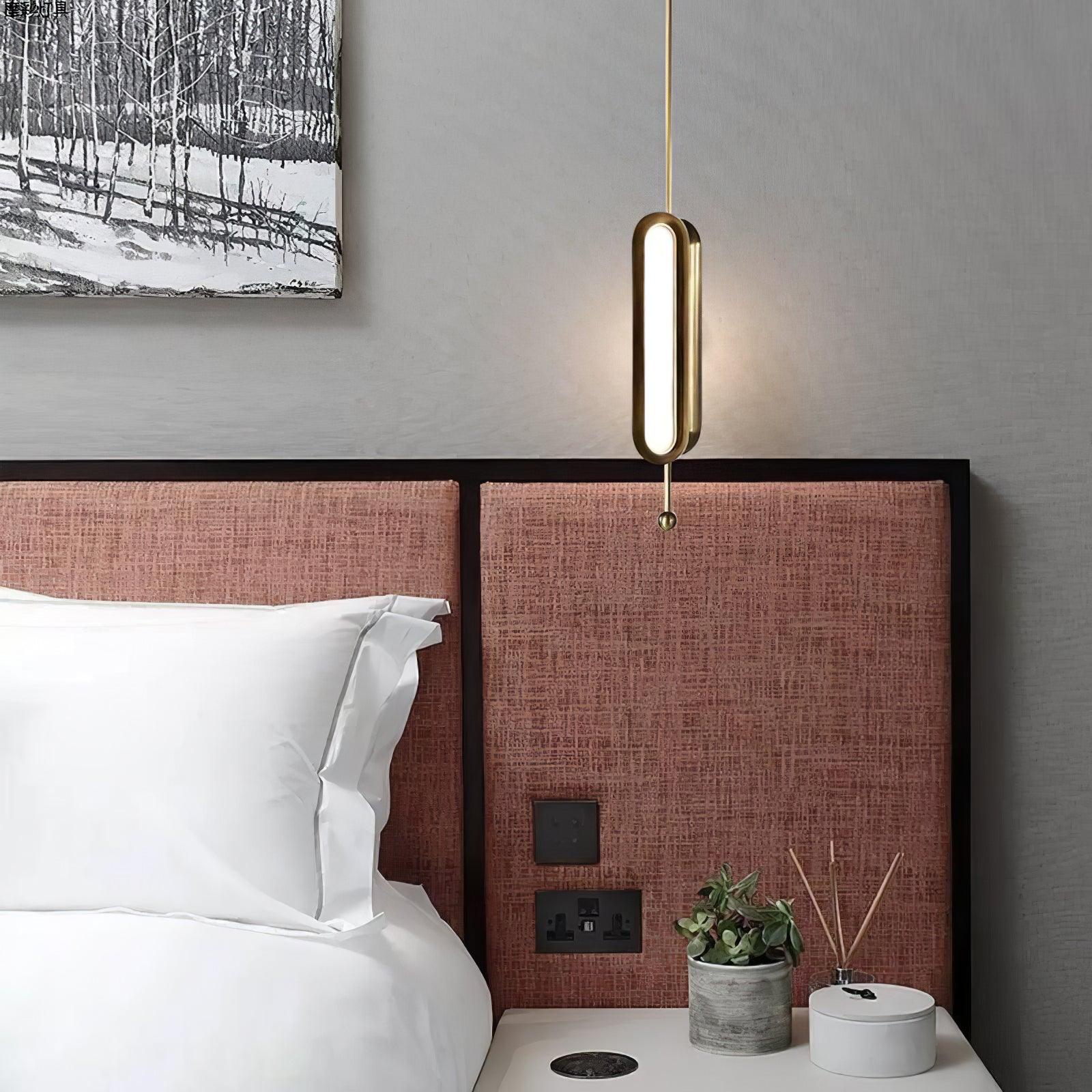 Lyvinaris Geometric Brass Linear Pendant Light - Image 16