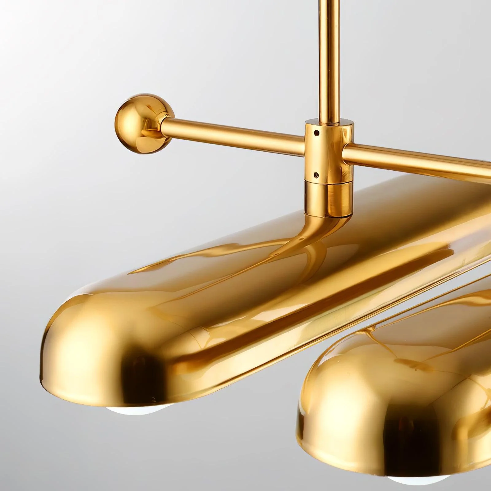 Lyvinaris Geometric Brass Linear Pendant Light - Image 24