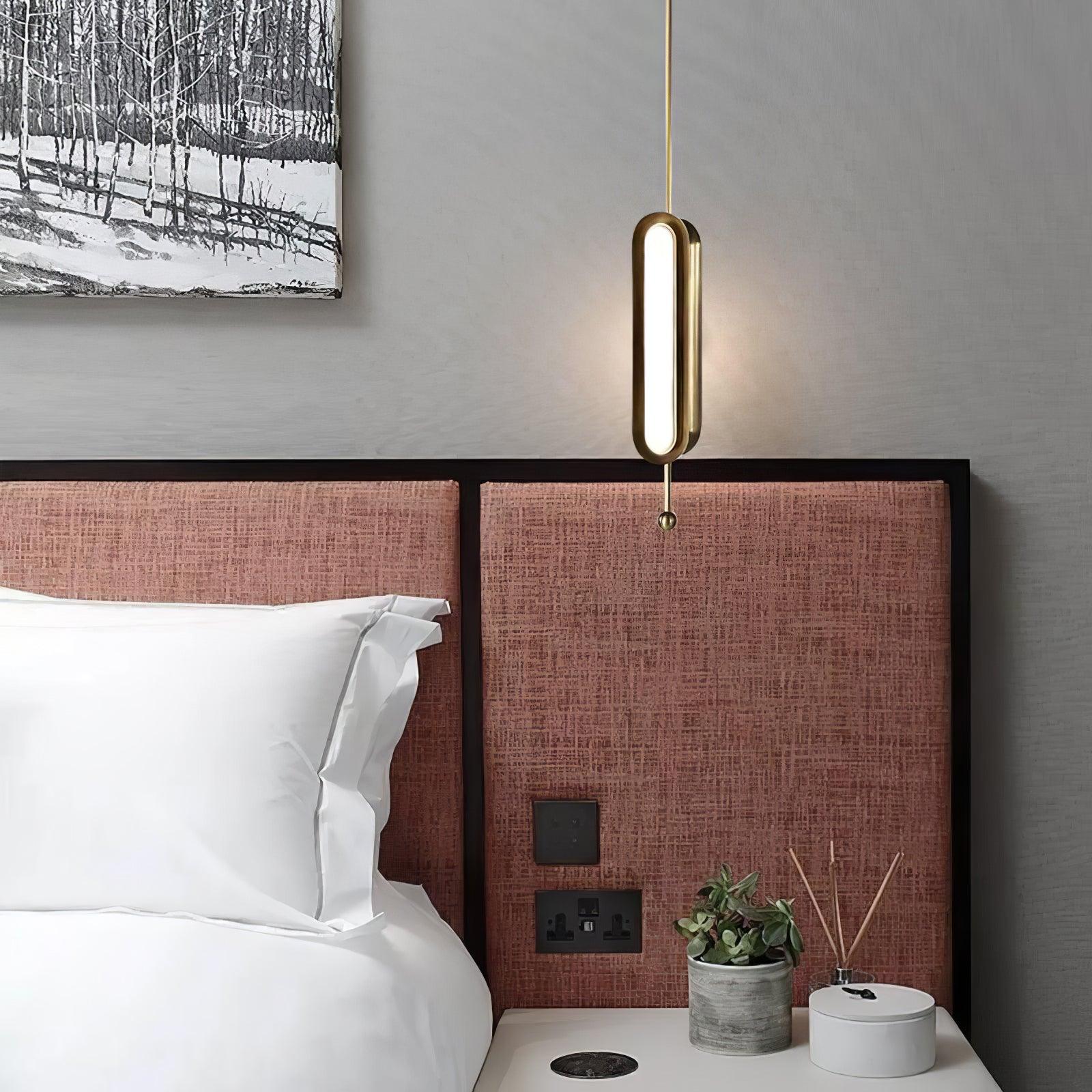 Lyvinaris Geometric Brass Linear Pendant Light - Image 51