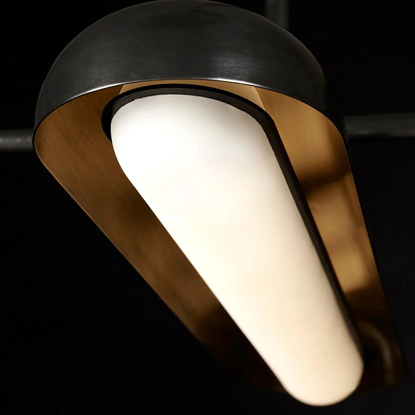 Lyvinaris Geometric Brass Linear Pendant Light - Image 52