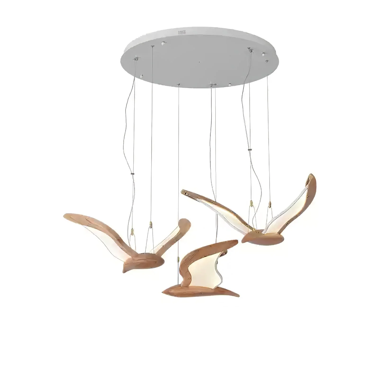 Lyvynia Organic Wood Pendant Light - Image 27