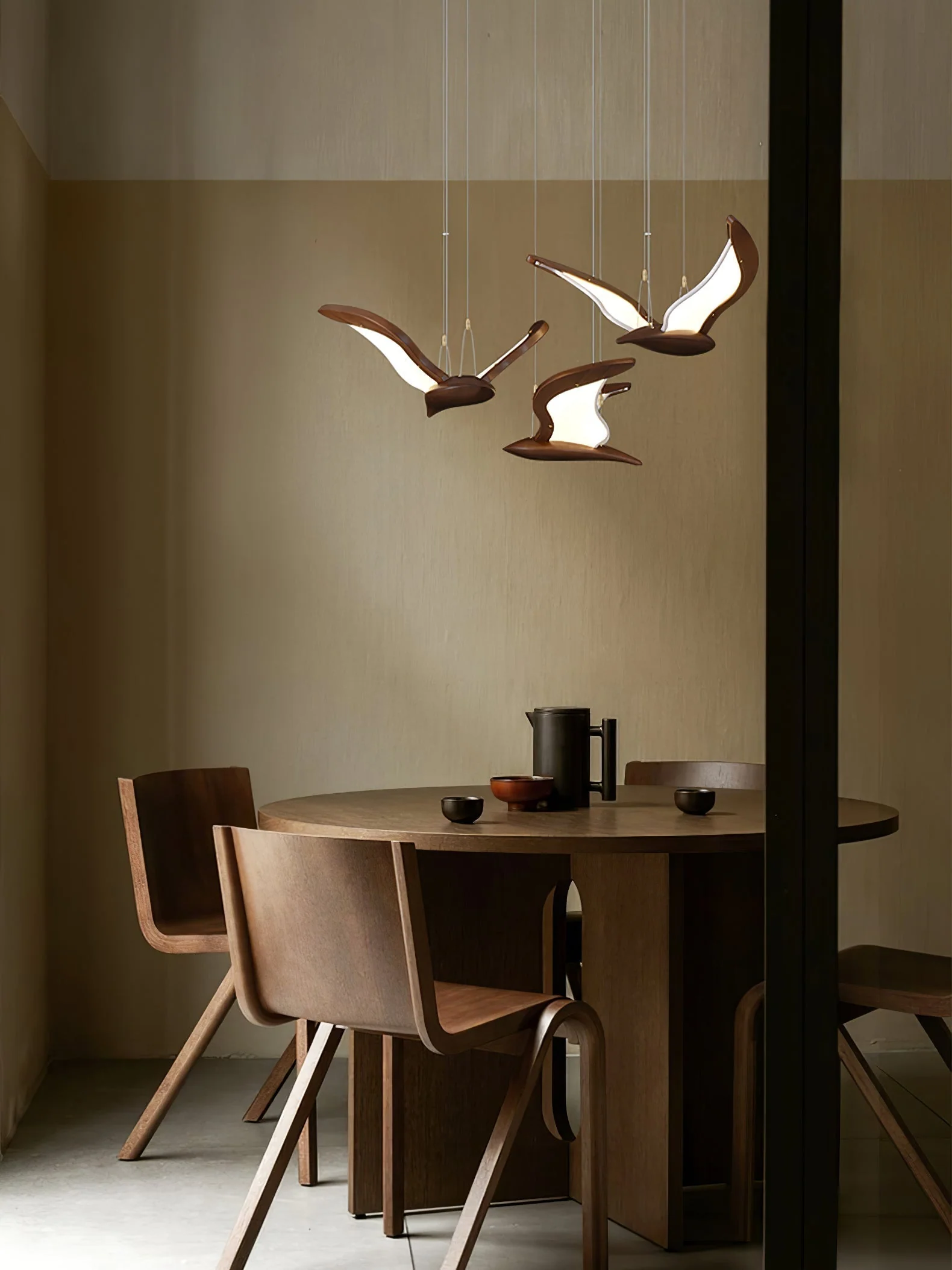 Lyvynia Organic Wood Pendant Light - Image 28