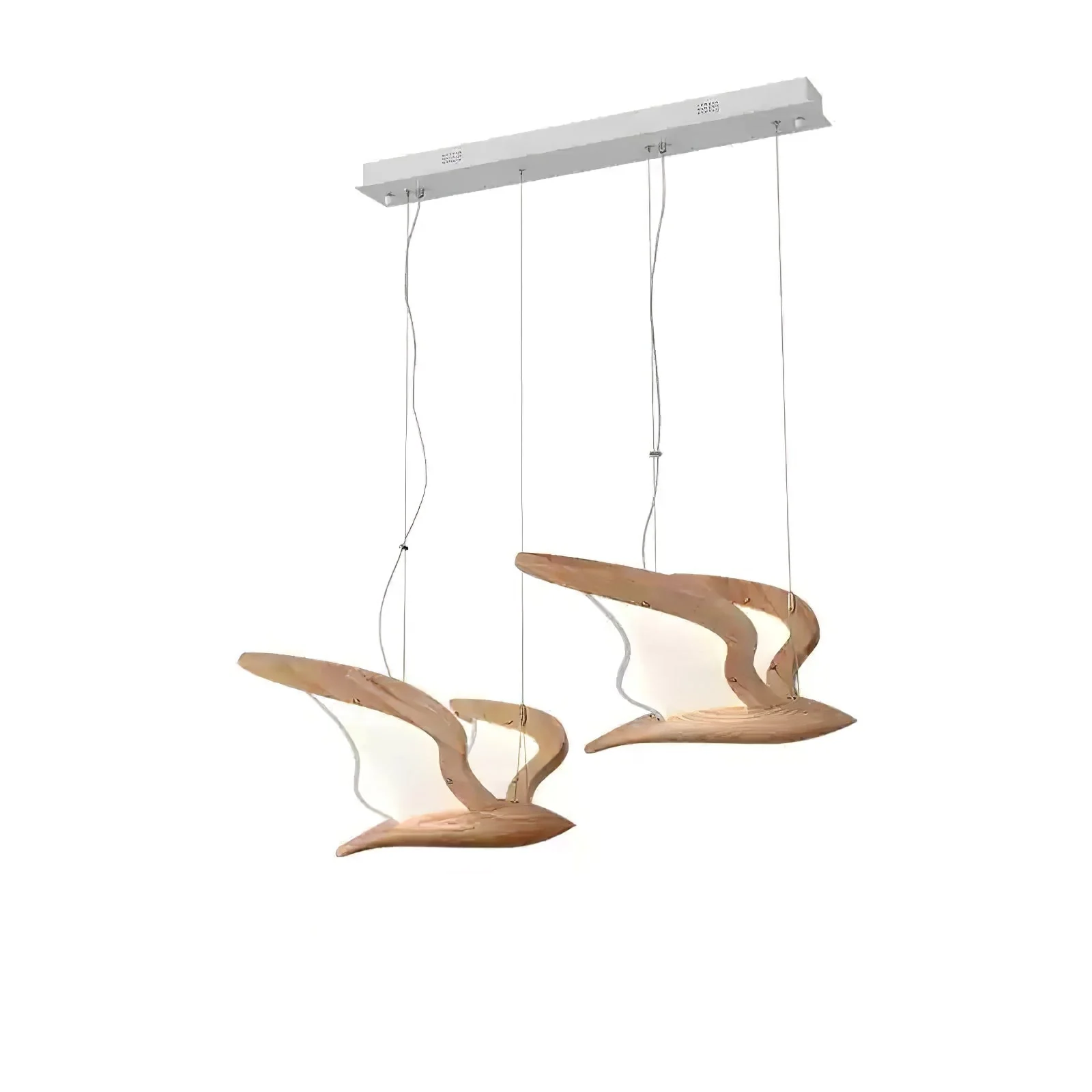 Lyvynia Organic Wood Pendant Light - Image 36