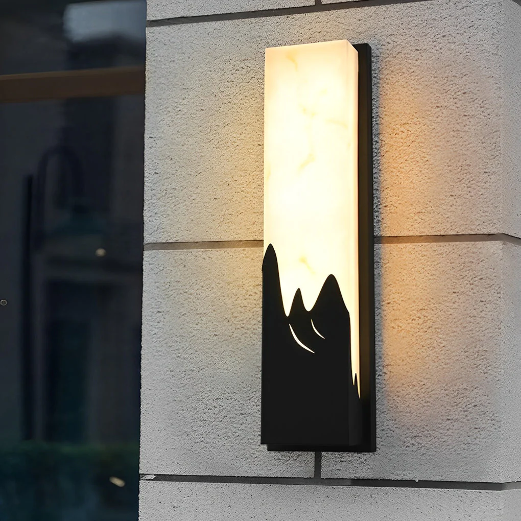 Madnn Creative Scenery LED Retro Marble Outdoor Sconces Light - Image 2