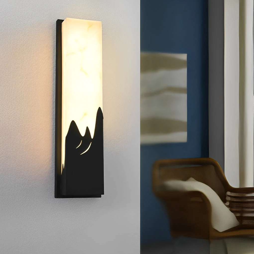 Madnn Creative Scenery LED Retro Marble Outdoor Sconces Light - Image 4