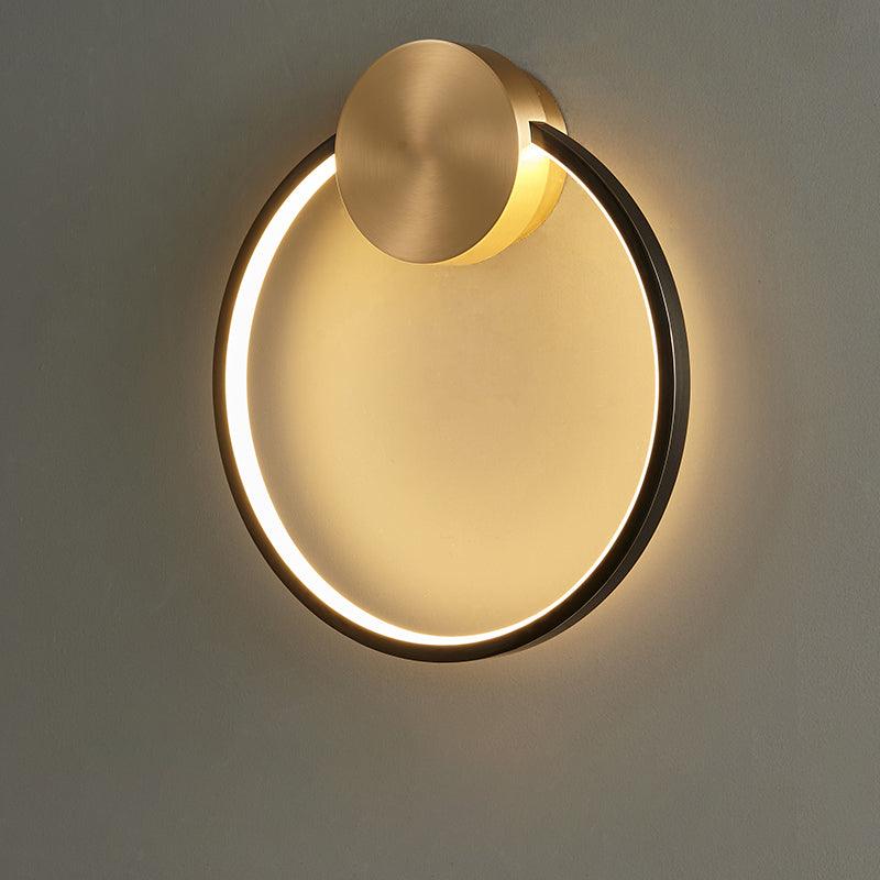 Maisie Wall Light Modern Minimalist Ring Shaped LED Brass - Image 41