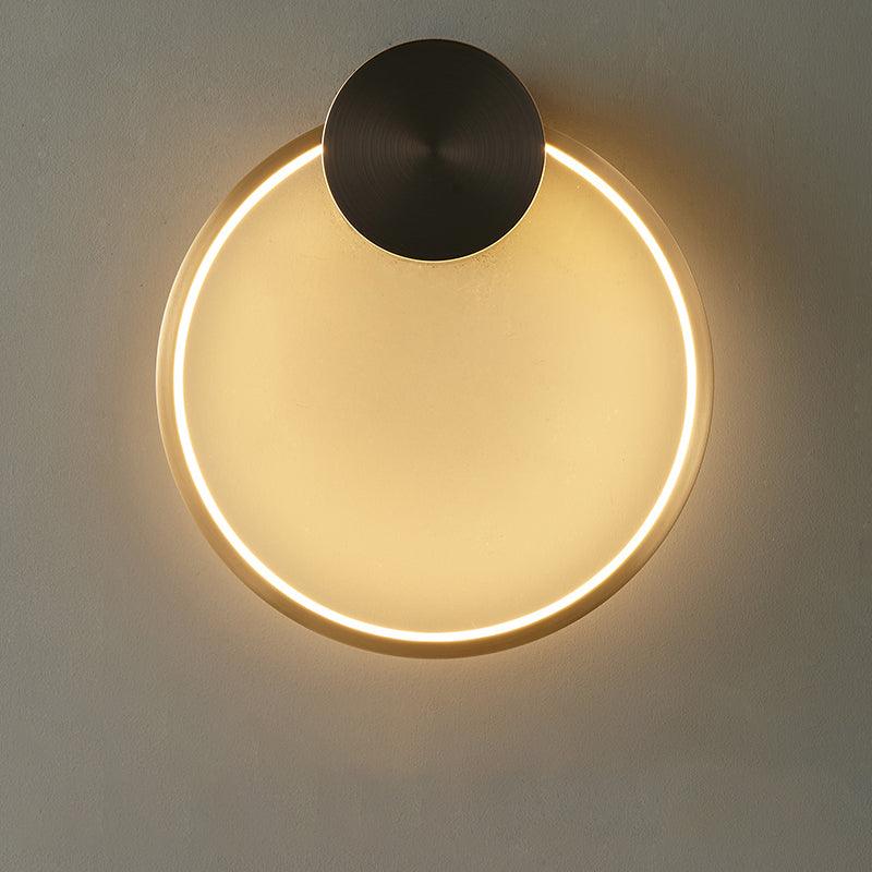 Maisie Wall Light Modern Minimalist Ring Shaped LED Brass - Image 42