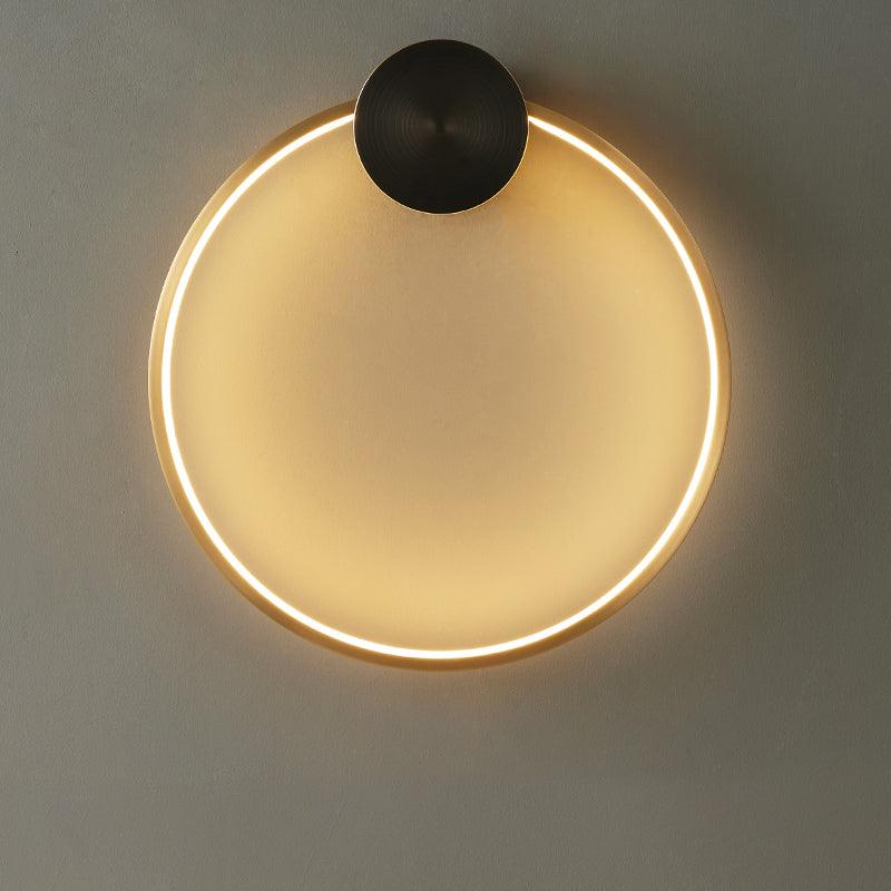 Maisie Wall Light Modern Minimalist Ring Shaped LED Brass - Image 44